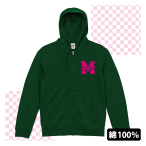 ツートンカラーも人気のヘビージップパーカー